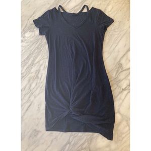 SHEIN Twist Hem Cut Out Tee Dress-Size Medium